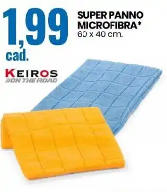 Eurospin Keiros Super Panno Microfibra 60x40 cm offerta