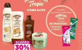 Acqua & Sapone Tropical Hawaiian Tropic Linea Solare offerta