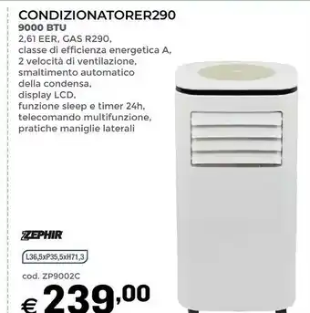 Brico OK Zephir Condizionatori portatili offerta