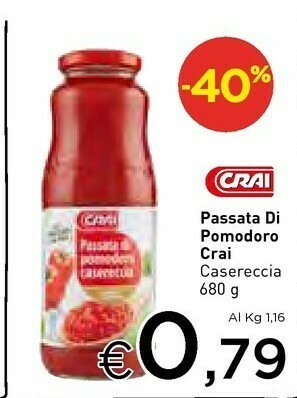 Crai Passata di pomodoro offerta