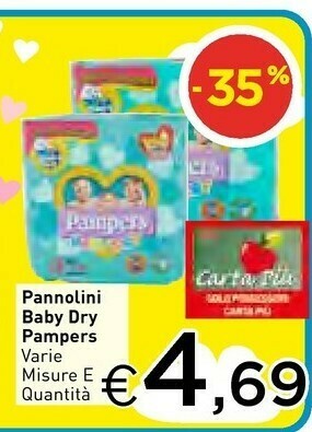 Crai Pampers Baby Dry offerta