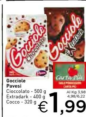 Crai Pavesi Gocciole offerta