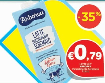 Crai Arborea Latte parzialmente scremato offerta