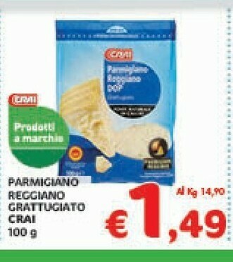 Crai Parmigiano reggiano Parmigiano offerta