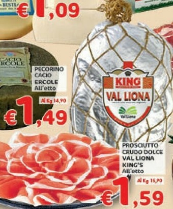 Crai Prosciutto crudo offerta