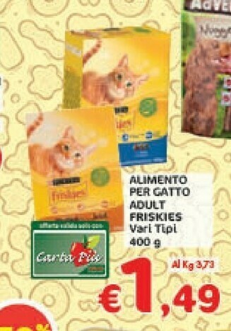 Crai Friskies Cibo per gatti offerta