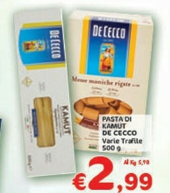Crai De Cecco Pasta di semola offerta