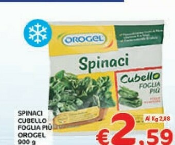 Crai Orogel Spinaci offerta