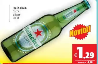 Heineken Birra silver 50 cl