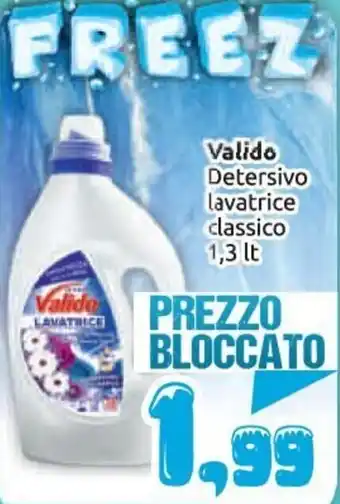 Valido Detersivo lavatrice classico 1,3 lt