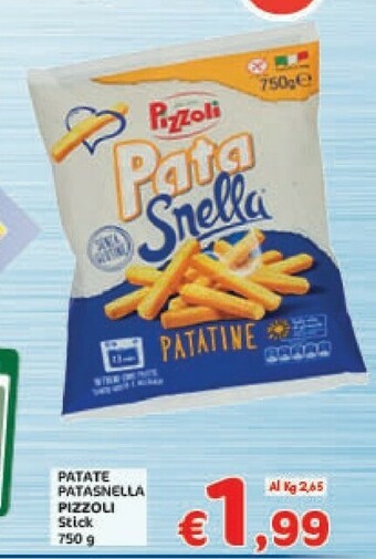 Crai Pizzoli Patatine offerta