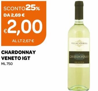 Ekom Chardonnay Veneto IGT ml 750 offerta