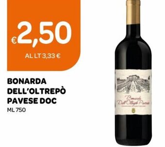 Ekom Bonarda Dell'Oltrepò Pavese DOC ml 750 offerta