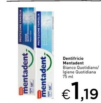 Crai Mentadent Dentifricio offerta