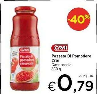 Crai Passata di pomodoro offerta