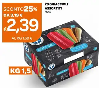 Ekom 20 Ghiaccioli Assortiti kg 1,5 offerta