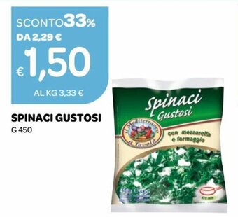 Ekom Spinaci Gustosi g 450 offerta