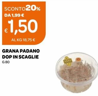 Ekom Grana Padano DOP in Scaglie g 80 offerta