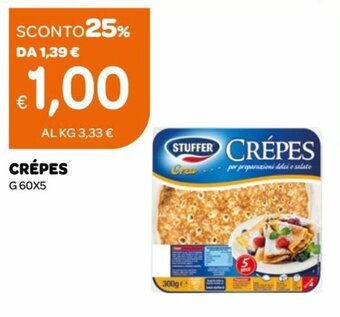 Ekom Crépes g 60x5 offerta
