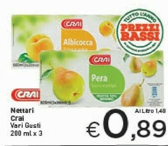 Crai Succhi di frutta offerta