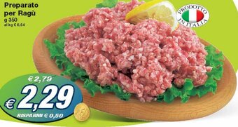 Prix Quality Preparato per Ragù g 350 offerta
