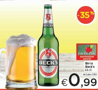 Crai Becks Birra offerta