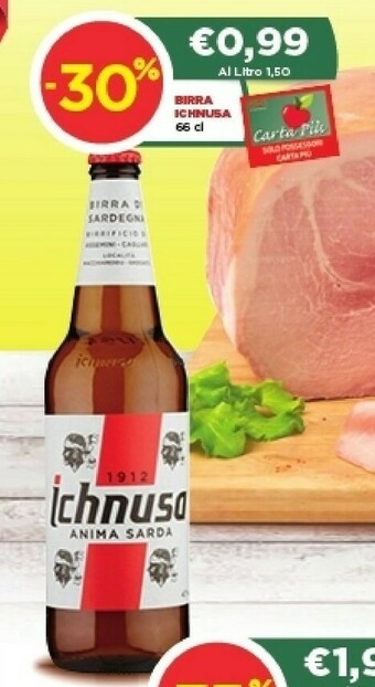 Crai Ichnusa Birra offerta