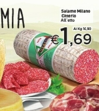 Crai Citterio Salame milano offerta