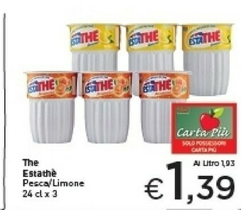 Crai Estathé Estathe offerta