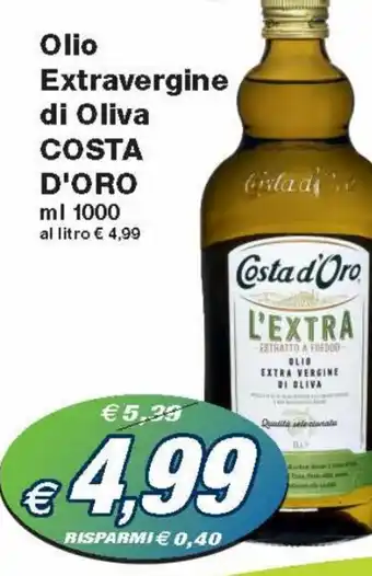 Prix Quality Costa D'oro Olio Extravergine di Oliva ml 1000 offerta