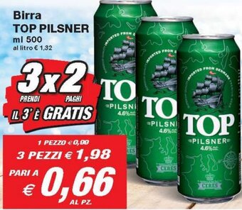 Prix Quality Top Pilsner Birra ml 500 offerta