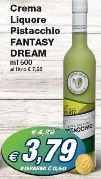 Prix Quality Fantasy Dream Crema Liquore Pistacchio ml 500 offerta
