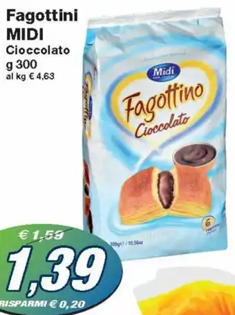Prix Quality Midi Fagottini Cioccolato g 300 offerta