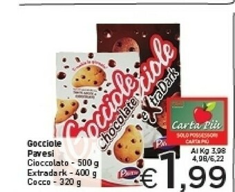 Crai Pavesi Gocciole offerta