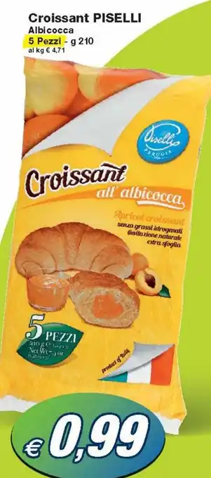 Prix Quality Piselli Croissant Albicocca 5 pezzi g 210 offerta