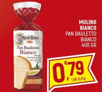 Mulino Bianco Pan Bauletto Bianco 400 gr