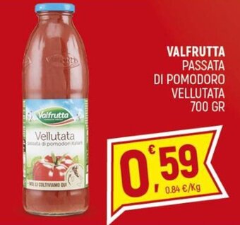 Ottimo Market Valfrutta Passata di Pomodoro Vellutata 700 gr offerta