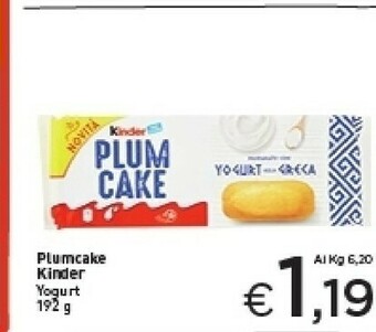 Crai Kinder Plum cake offerta