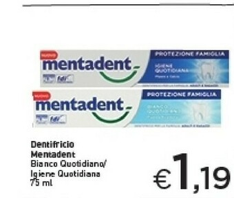 Crai Mentadent Dentifricio offerta