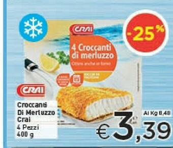 Crai Filetti di merluzzo offerta