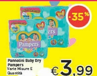 Crai Pampers Baby Dry offerta