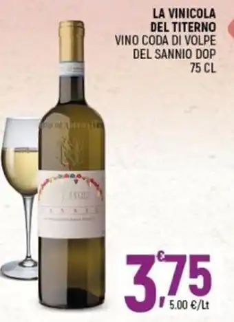La Vinicola Del Titerno Vino Coda di Volpe Del Sannio DOP 75 cl