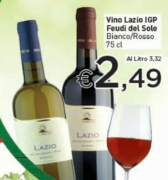 Crai Sole Vino bianco offerta