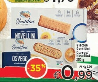 Crai Gentilini Biscotti offerta
