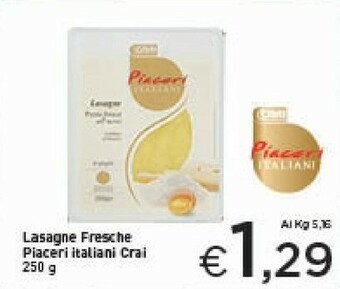 Crai Lasagne offerta