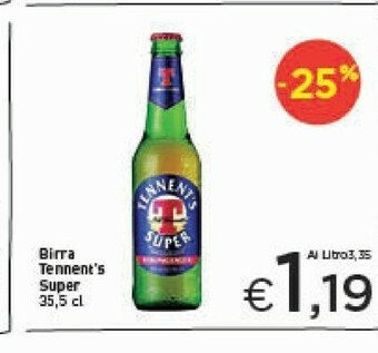 Crai Tennent's Birra offerta