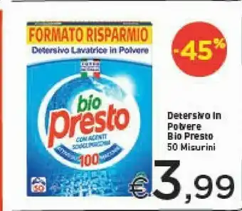 Crai Presto Detersivo in polvere offerta