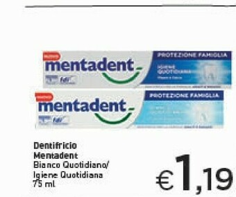 Crai Mentadent Dentifricio offerta
