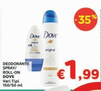 Crai Dove Deodorante offerta