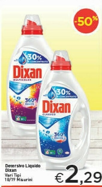 Crai Dixan Detersivo lavatrice offerta